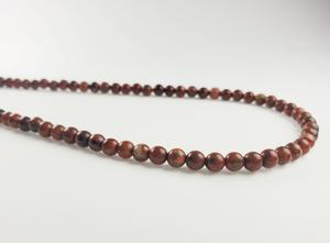 ST60-29 4mm Round Stone - Poppy Jasper